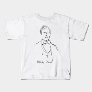 Stephen foster beautiful dreamer Kids T-Shirt